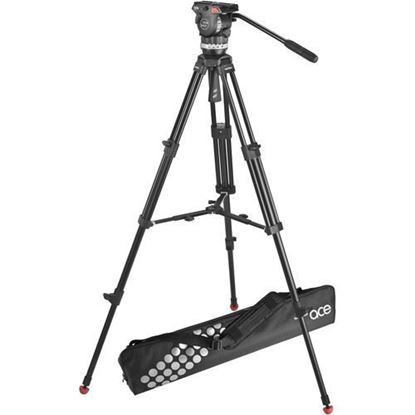 Picture of Sachtler Ace M Fluid Head with 2-Stage Aluminum Tripod & Mid-Level Spreader