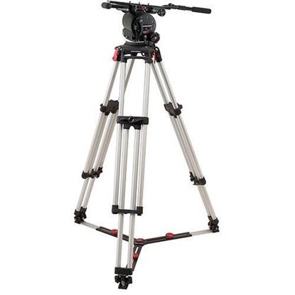 Picture of OConnor 120EX head & Cine Mitchell tripod with floor spreader