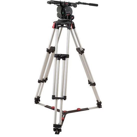 Picture of OConnor 120EX head & Cine Mitchell tripod with floor spreader