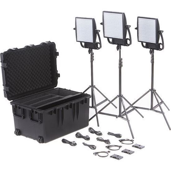 Picture of Litepanels Astra 6X  Traveler Trio Gold Mount Kit