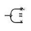 Picture of Litepanels Pole Operated Yoke for 1x1 fixtures
