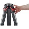 Picture of Sachtler System FSB 8 Fluid Head with Touch & Go Plate, Flowtech 75 Carbon Fiber Tripod with Mid-Level Spreader and Rubber Feet