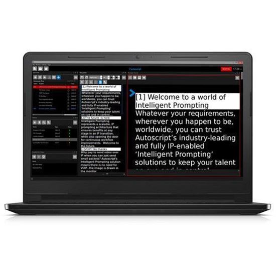 Picture of Autoscript WinPlus-IP studio prompting software application