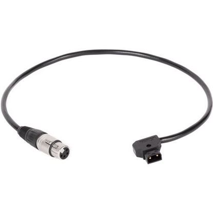 Picture of Wooden Camera - D-Tap to 4pin XLR Female Straight (20")