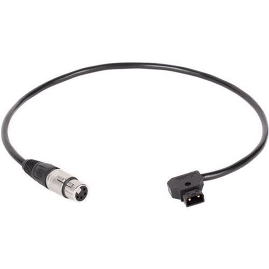 Picture of Wooden Camera - D-Tap to 4pin XLR Female Straight (20")