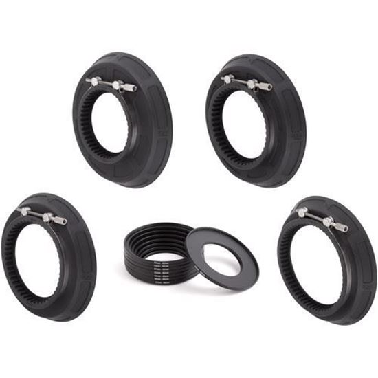 Picture of Wooden Camera - Zip Box 138mm Round Kit (80-85mm, 90-95mm, 100-105mm, 110-115mm, Adapter Rings)