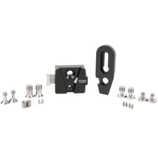 Picture of Wooden Camera - Offset V-Lock Accessory Wedge & Base Station Kit (Screw Slot and ARRI Accessory Mount 3/8-16)