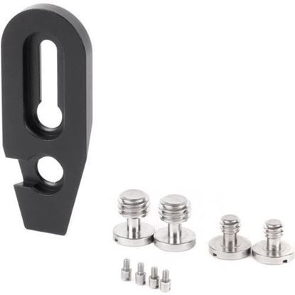 Picture of Wooden Camera - Offset V-Lock Accessory Wedge (Screw Slot and ARRI Accessory Mount 3/8-16)