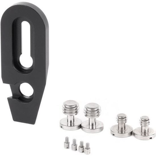 Picture of Wooden Camera - Offset V-Lock Accessory Wedge (Screw Slot and ARRI Accessory Mount 3/8-16)