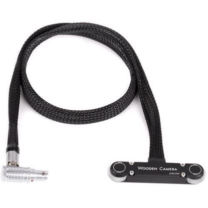 Picture of Wooden Camera - RED Male Pogo to Male LEMO Compatible LCD/EVF Cable (24", Weapon/Scarlet-W/Raven)