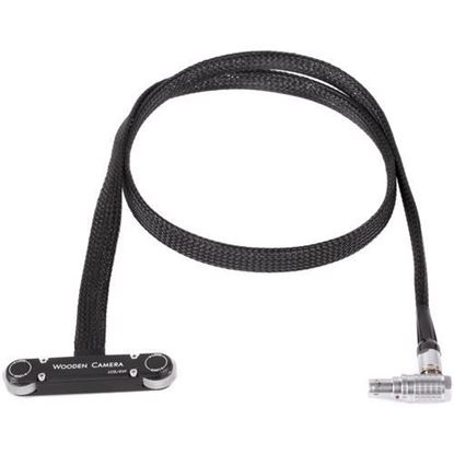 Picture of Wooden Camera - RED Male Pogo to Male LEMO Compatible LCD/EVF Cable (36", Weapon/Scarlet-W/Raven)