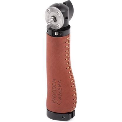 Picture of Wooden Camera - Rosette Handle (Brown Leather)