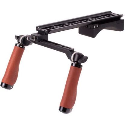 Picture of Wooden Camera - Shoulder Rig v2 (Base, Brown Leather)