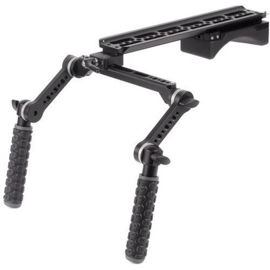 Picture of Wooden Camera - Shoulder Rig v2 (Mid, Rubber)