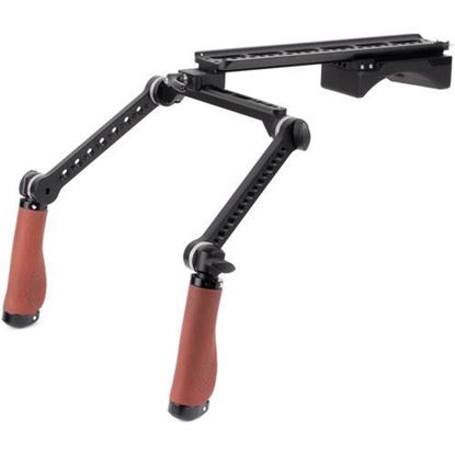 Picture of Wooden Camera - Shoulder Rig v2 (Premium, Brown Leather)
