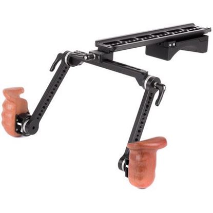 Picture of Wooden Camera - Shoulder Rig v2 (Premium, Wooden Grip)