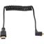 Picture of Wooden Camera - WC Coiled Right Angle Micro HDMI to Full HDMI (12")