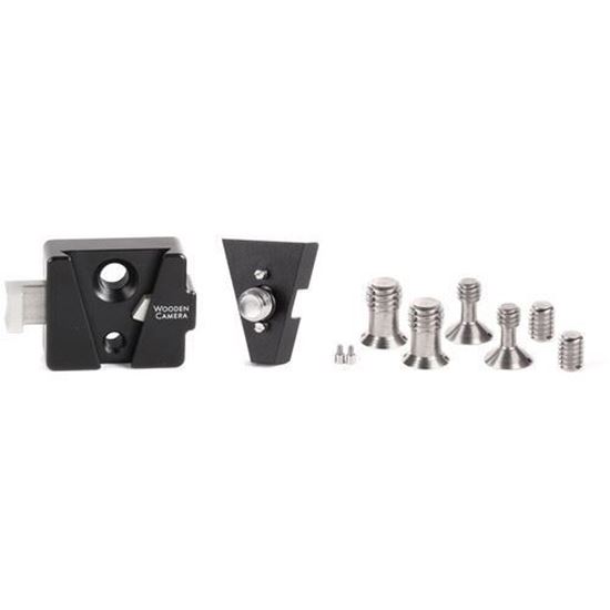 Picture of Wooden Camera - V-Lock Base Station and Wedge Kit (ARRI Accessory Mount 3/8-16)