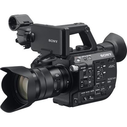 Picture of Sony 4K Super35 E-mount camcorder with lens