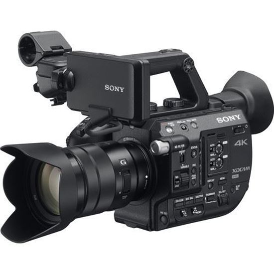 Picture of Sony 4K Super35 E-mount camcorder with lens