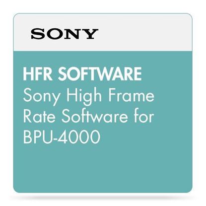 Picture of Sony High Frame Rate Software for BPU-4000