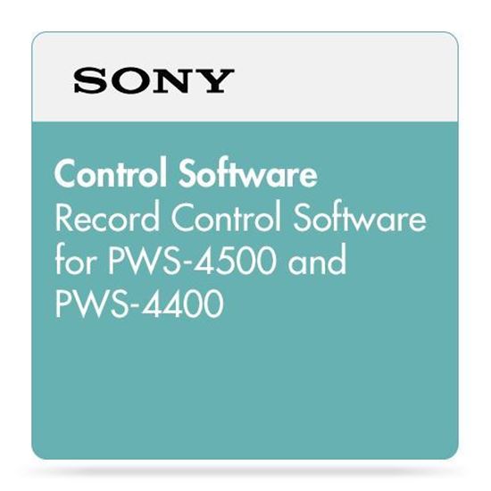 Picture of Sony RECORDING CONTROL SOFTWARE
