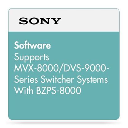 Picture of Sony Switcher setup S/ware for BZPS-8000