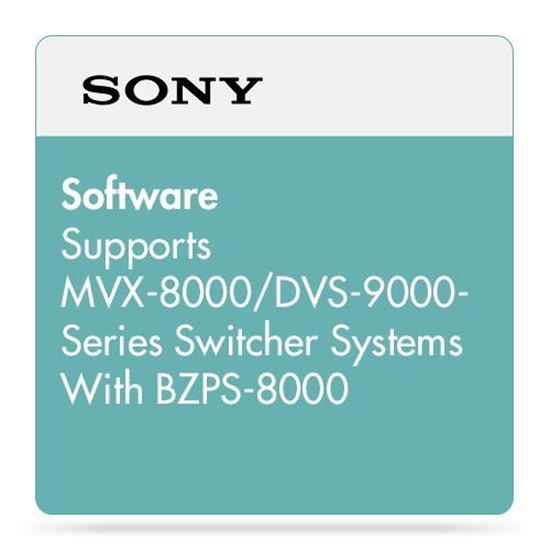 Picture of Sony Switcher setup S/ware for BZPS-8000