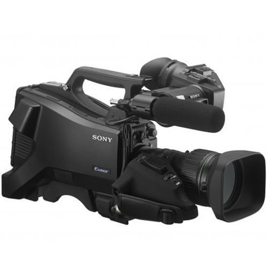Picture of Sony HD Studio Camera 2/3'' CMOS Sensors with Lemo Fibre Transmission + LCD Viewfinder + Microphone + Lens Package