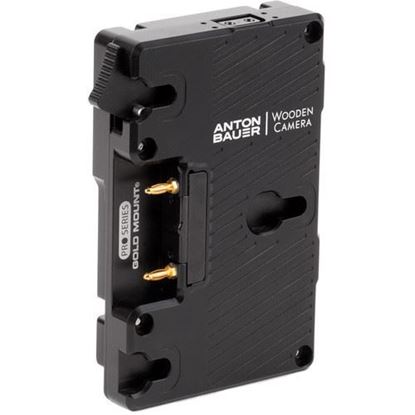Picture of Wooden Camera -WC Pro V-Mount Camera Side To Gold Mount Battery Side Adapter (3X D-Tap And Digital F