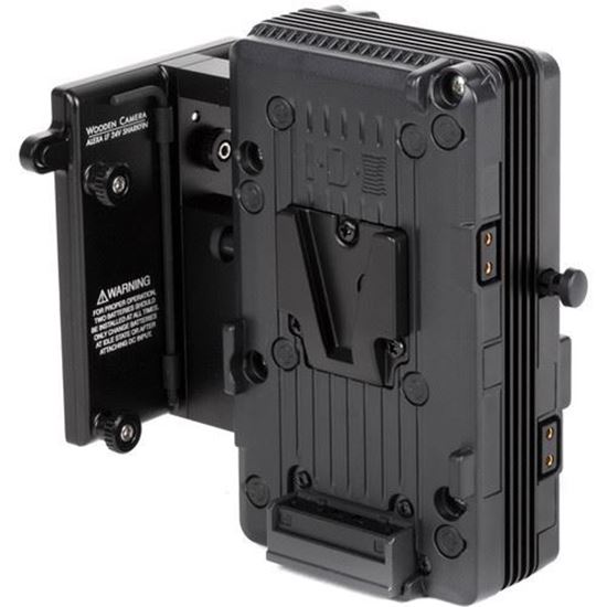 Picture of Wooden Camera ARRI Alexa LF 24V Sharkfin Battery Bracket (V-Mount)