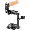 Picture of Wooden Camera - Unified BMPCC4K / BMPCC6K Camera Cage (Blackmagic Pocket Cinema Camera 4K / 6K) with Wood Grip