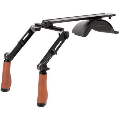 Picture of Wooden Camera Shoulder Rig v3 Pro (Leather Handles)