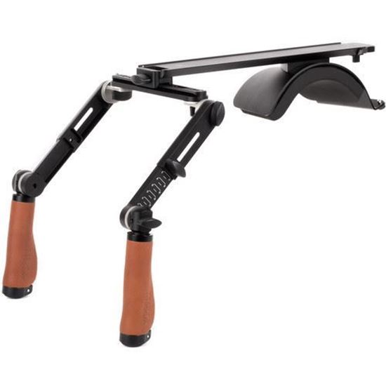 Picture of Wooden Camera Shoulder Rig v3 Pro (Leather Handles)