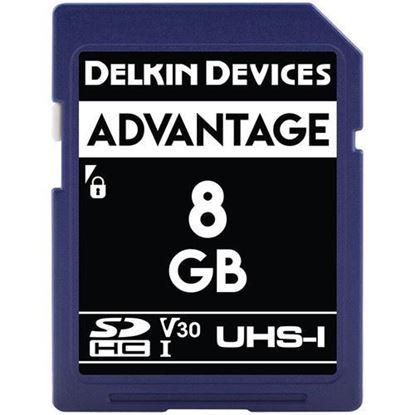 Picture of Delkin Devices 8GB Advantage UHS-I SDHC Memory Card