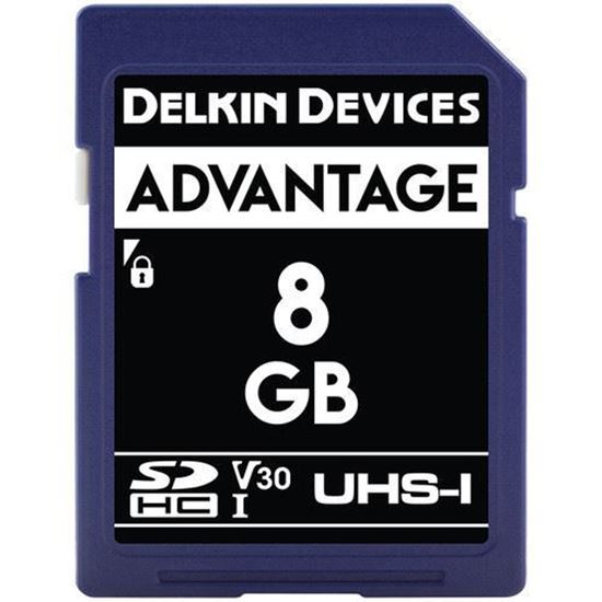 Picture of Delkin Devices 8GB Advantage UHS-I SDHC Memory Card