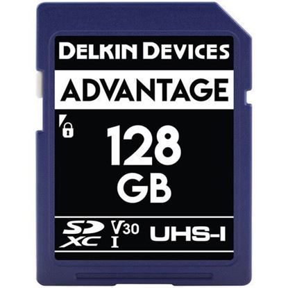 Picture of Delkin Devices 128GB Advantage UHS-I SDXC Memory Card