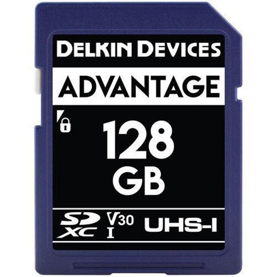 Picture of Delkin Devices 128GB Advantage UHS-I SDXC Memory Card