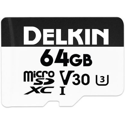 Picture of Delkin Devices 64GB Advantage UHS-I microSDXC Memory Card