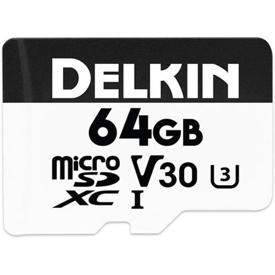 Picture of Delkin Devices 64GB Advantage UHS-I microSDXC Memory Card