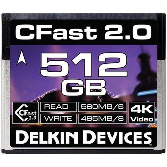 Picture of Delkin Devices 512GB Cinema CFast 2.0 Memory Card