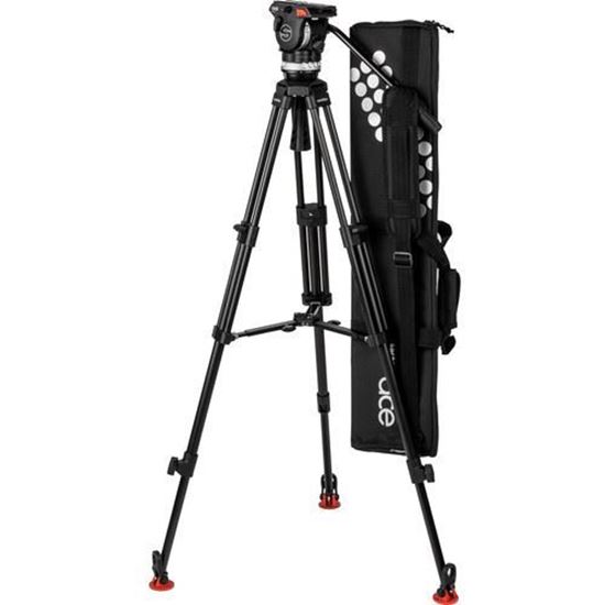 Picture of Sachtler System Ace XL MS AL with Fluid Head, Ace 75/2 D Tripod, Mid-Level Spreader & Bag