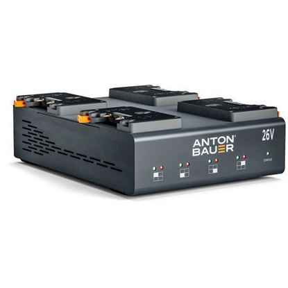 Picture of Anton Bauer Dionic 26V LP4 Quad Gold Mount Plus Charger