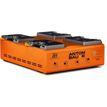 Picture of Anton Bauer Dionic 26V LPD Quad Gold Mount Plus Discharger