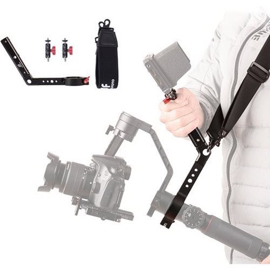 Picture of DigitalFoto Solution Limited Terminator Handle with Accessory Threads for Crane 2 Gimbal